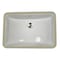 Nantucket Sinks 18 Inch X 12 Inch Undermount Ceramic Sink In White UM-18x12-W - alternate 1